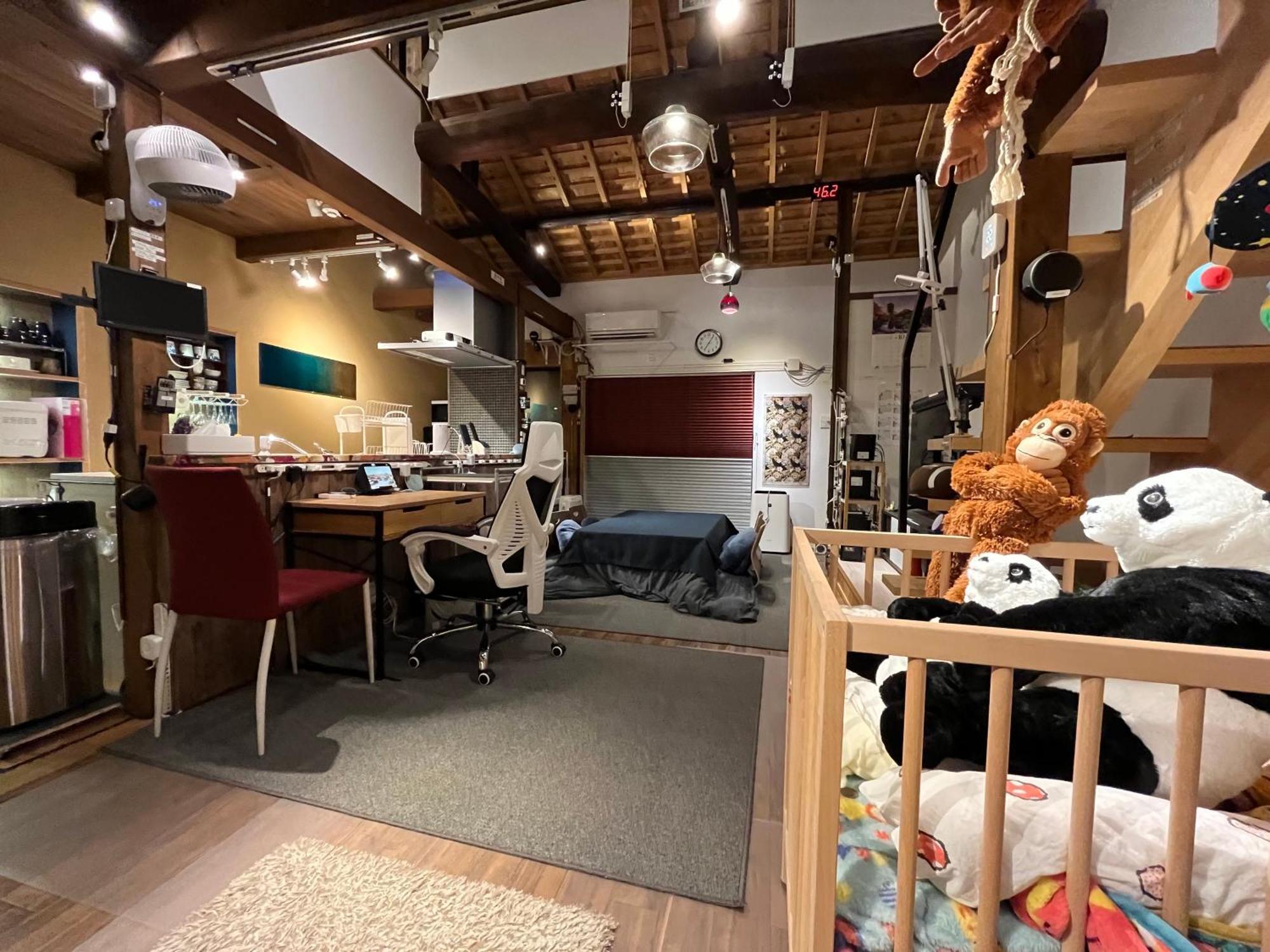 Nishijin No Sato 西陣之郷 -100 Yrs Smart & Sustainable Ai Arthouse With 10Gbps Wifi - Quioto Quarto foto