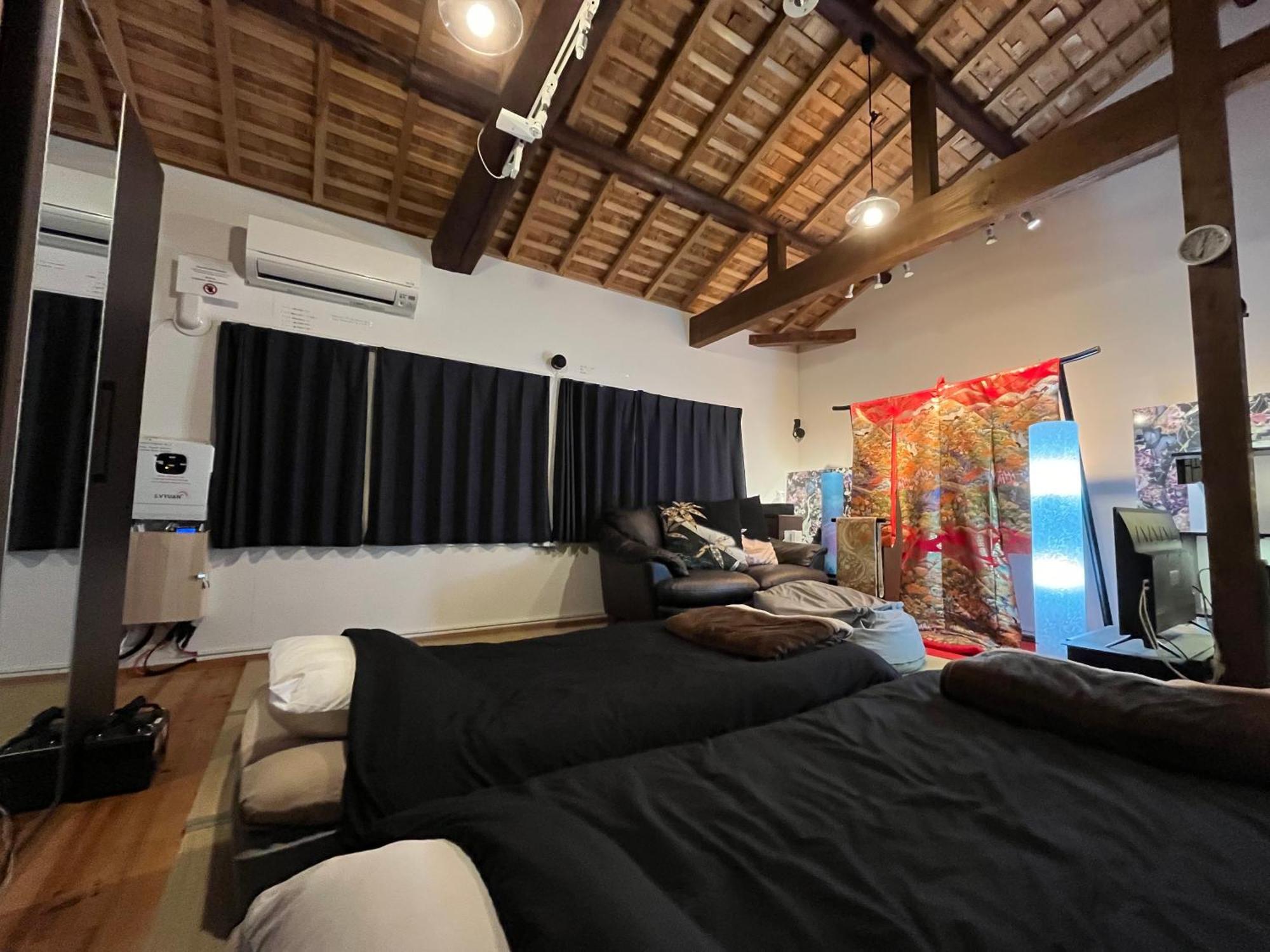 Nishijin No Sato 西陣之郷 -100 Yrs Smart & Sustainable Ai Arthouse With 10Gbps Wifi - Quioto Quarto foto